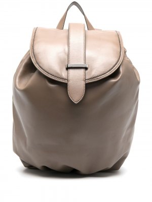 Рюкзак с клапаном Brunello Cucinelli. Цвет: коричневый