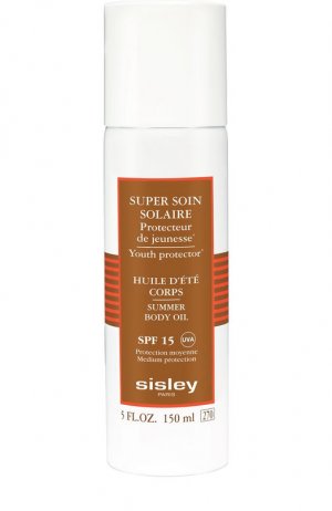 Солнцезащитное масло для тела SPF15 (150ml) Sisley. Цвет: бесцветный