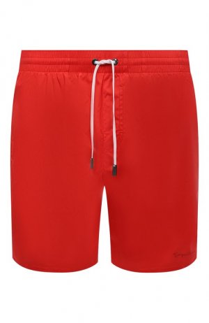Плавки-шорты Giorgio Armani. Цвет: красный