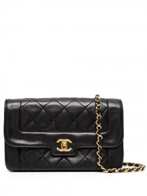 Маленькая сумка на плечо Classic Flap 1990-х годов Chanel Pre-Owned. Цвет: черный