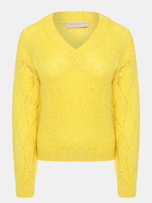 Пуловер Rinascimento. Цвет: желтый