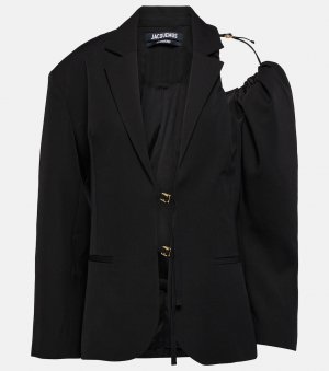 Блейзер la veste galliga из натуральной шерсти , черный Jacquemus
