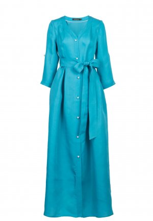 Платье VIA TORRIANI 88. Цвет: голубой