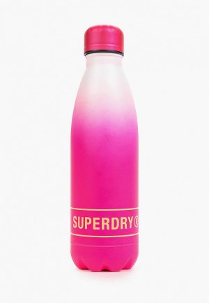 Бутылка спортивная Superdry PASSENGER BOTTLE, 500 мл. Цвет: фуксия