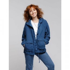 Пиджак , размер 50-52, синий Kayros. Цвет: синий