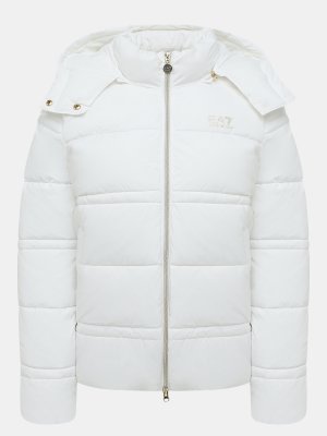 Куртки EA7 Emporio Armani. Цвет: белый