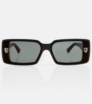 Солнцезащитные очки Panthère de прямоугольной формы , черный Cartier