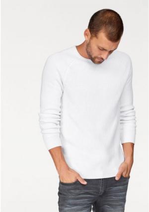 Пуловер JOHN DEVIN. Цвет: белый