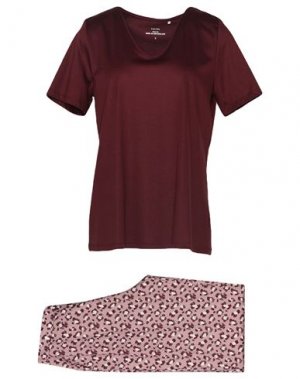 Пижама CALIDA. Цвет: красно-коричневый