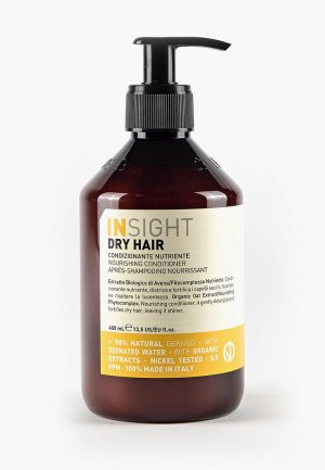 Кондиционер для волос Insight увлажняющий Dry Hair, 400 мл. Цвет: коричневый