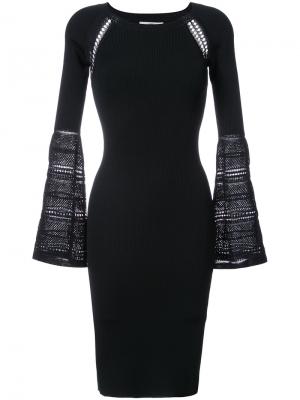 Платье-свитер Jill Zac Posen. Цвет: чёрный