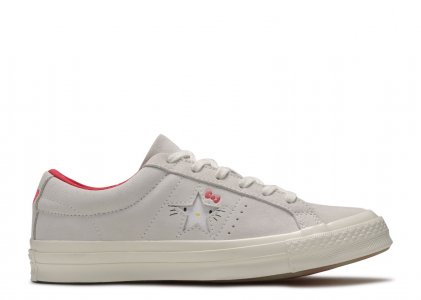 Кроссовки Hello Kitty X One Star Suede Low Top 'White', белый Converse