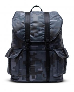 Рюкзак унисекс из разноцветной ткани на молнии , синий Herschel