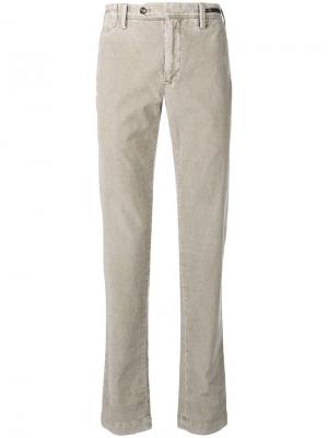 Прямые вельветовые брюки Pt01. Цвет: бежевый