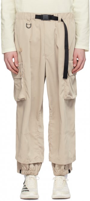 Бежевые брюки карго с манжетами Y-3