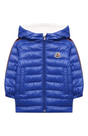 Пуховая куртка Moncler. Цвет: синий