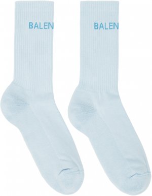 Синие носки для тенниса Balenciaga