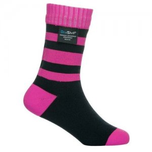 Водонепроницаемые носки детские DexShell Waterproof Children Socks. Цвет: розовый/черный