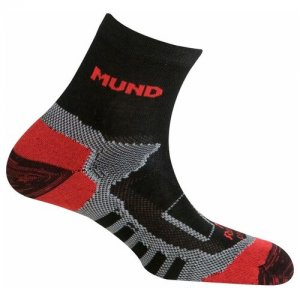 Носки , размер 46-49, черный, красный Mund. Цвет: черный