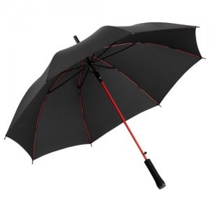 Зонт-трость , черный, красный FARE. Цвет: черный/красный