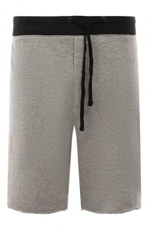 Хлопковые шорты James Perse. Цвет: серый