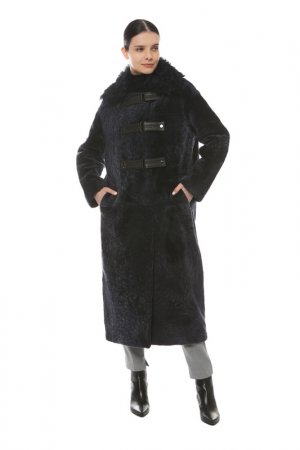 Шуба Virtuale Fur Collection. Цвет: blue