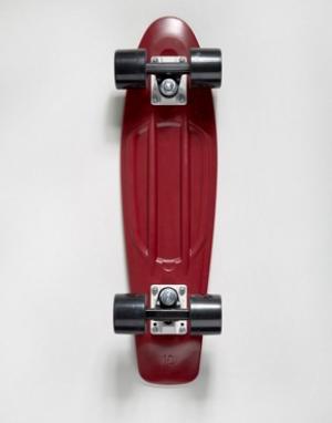 Бордовый классический скейтборд Penny Skateboards. Цвет: красный
