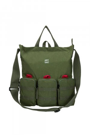 Большая сумка-тоут Vinsent с тремя карманами , зеленый Artsac