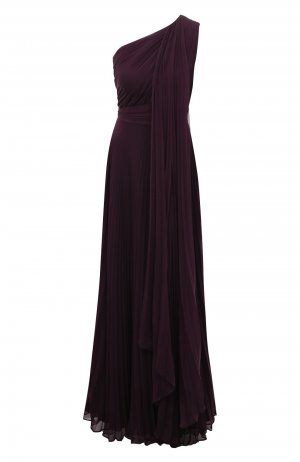 Шелковое платье Speranza Couture. Цвет: фиолетовый