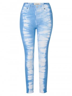 Окрашенные вручную укороченные джинсы до щиколотки , синий ITEM m6