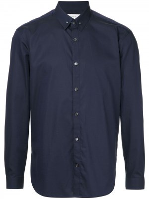 Классическая рубашка с длинным рукавом Cerruti 1881. Цвет: синий