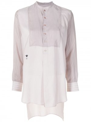Рубашка pre-owned с воротником-стойкой Christian Dior. Цвет: розовый