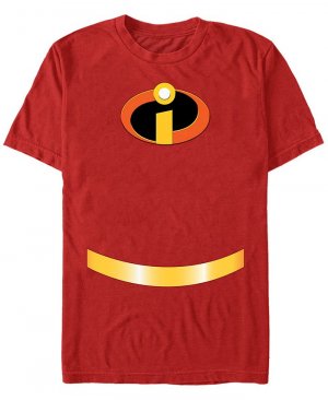 Мужской костюм Disney Pixar с логотипом Суперсемейка, футболка короткими рукавами , красный Fifth Sun
