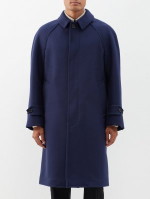 Пальто boston из прессованной шерсти , синий Mackintosh
