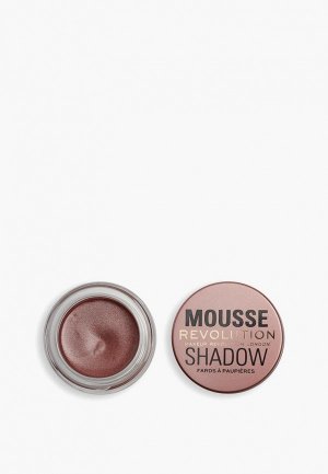 Тени для век Revolution Mousse Shadow, кремовые. Цвет: коричневый