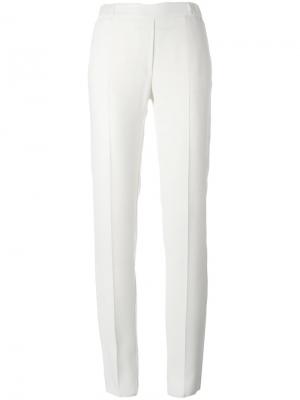 Зауженные брюки Mm6 Maison Margiela. Цвет: белый