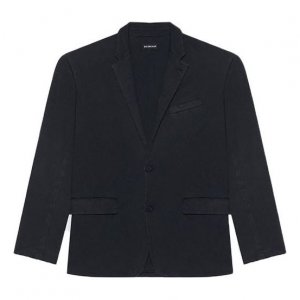 Куртка Men's FW21 Retro Knit Large Jacket Black, черный Balenciaga