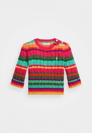 Вязаный свитер CABLE , цвет key west green multi Polo Ralph Lauren