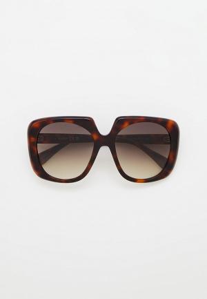 Очки солнцезащитные Max Mara MM 0047 52F. Цвет: коричневый
