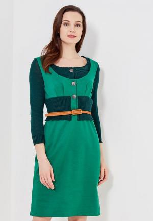 Платье Ано. Цвет: зеленый