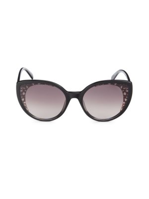 Солнцезащитные очки «кошачий глаз» 58MM , черный Emilio Pucci