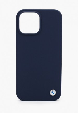 Чехол для iPhone BMW 13 Pro Max, Liquid silicone Hard Navy. Цвет: синий