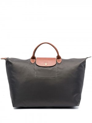Большая дорожная сумка Le Pilage Longchamp. Цвет: серый