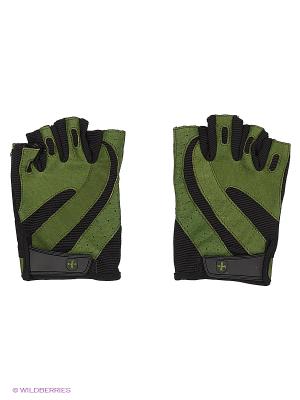 Перчатки для фитнеса мужские Pro HARBINGER. Цвет: зеленый