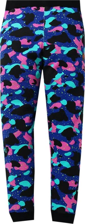 Спортивные брюки BAPE x Kid Cudi Camo Slim Sweatpants 'Navy', разноцветный