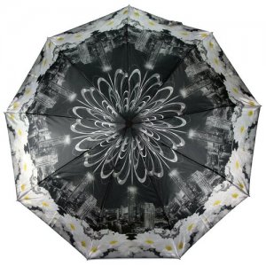 Зонт, серый RAINDROPS. Цвет: серый