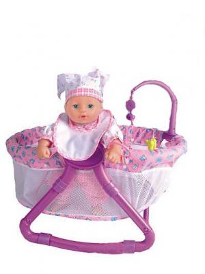 Agatka Манеж для куклы MSN TOYS. Цвет: белый, фиолетовый, розовый