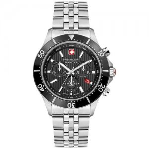 Наручные часы Land, серебряный, черный Swiss Military Hanowa