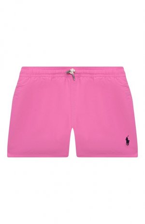 Плавки-шорты Polo Ralph Lauren. Цвет: розовый