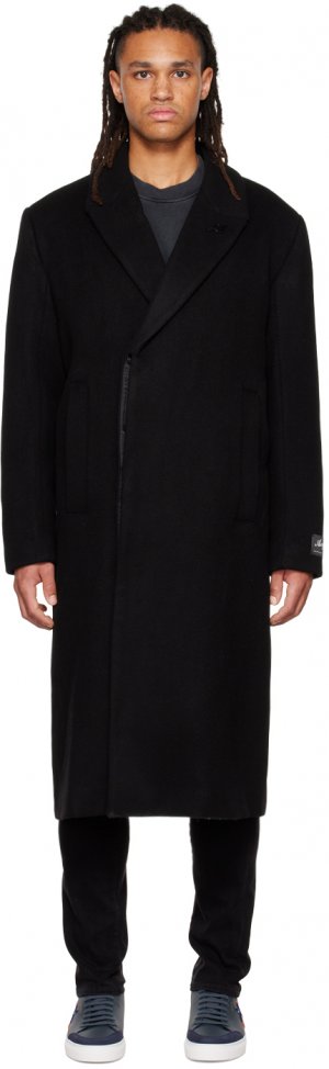 Черное пальто сенатора Axel Arigato